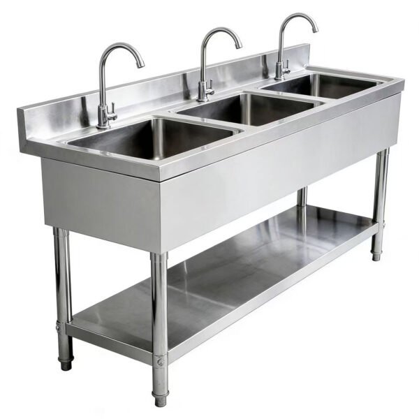 European Type Triple Bowl Sink