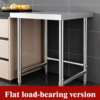 Stainless Steel Worktable with Adjustable Bottom Shelf