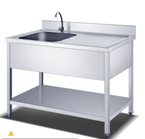 European Type Sink Bowl Sink with Bottom Shelf