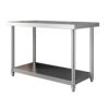 Stainless Steel Worktable with Adjustable Bottom Shelf