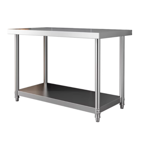 Stainless Steel Worktable with Adjustable Bottom Shelf