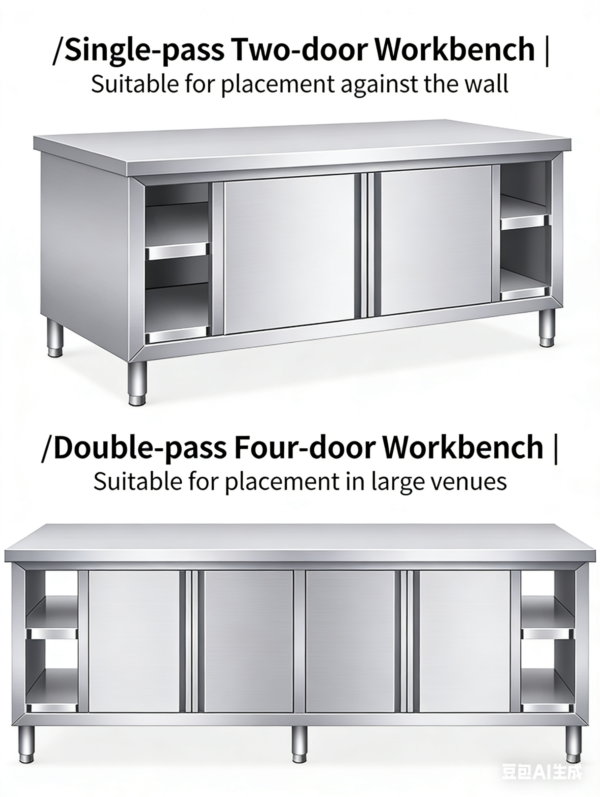 Cabinet with Double Siiding Doors