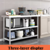 Stainless Steel Worktable with Adjustable Bottom Shelf