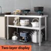 Stainless Steel Worktable with Adjustable Bottom Shelf