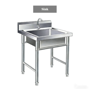 Single Star Sink with Splashback