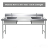 Double Sink with Splashback