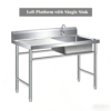Single Bowl Sink with Splashback