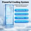 Commercial Upright Glass Door Freezer | Single Door Display Refrigerator