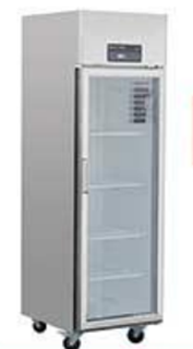 Commercial Upright Glass Door Freezer | Single Door Display Refrigerator