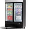 Version 1.0.0 2 Door Upright Glass Door Refrigerator/Freeze
