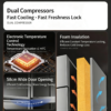 Commercial Double Door Upright Refrigerator/Freezer | Air & Static Cooling