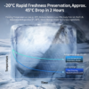 Commercial Double Door Upright Refrigerator/Freezer | Air & Static Cooling