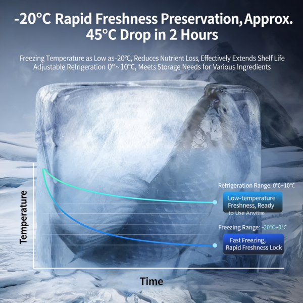 Commercial Double Door Upright Refrigerator/Freezer | Air & Static Cooling