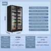 Commercial Beverage Cooler 690-1650L | Double/Triple Door Upright Refrigerator | Frost-Free, Adjustable Shelves, LED Lighting, Digital Temperature Control | Stainless Steel & Tempered Glass Display Cabinet for Wine & Drinks